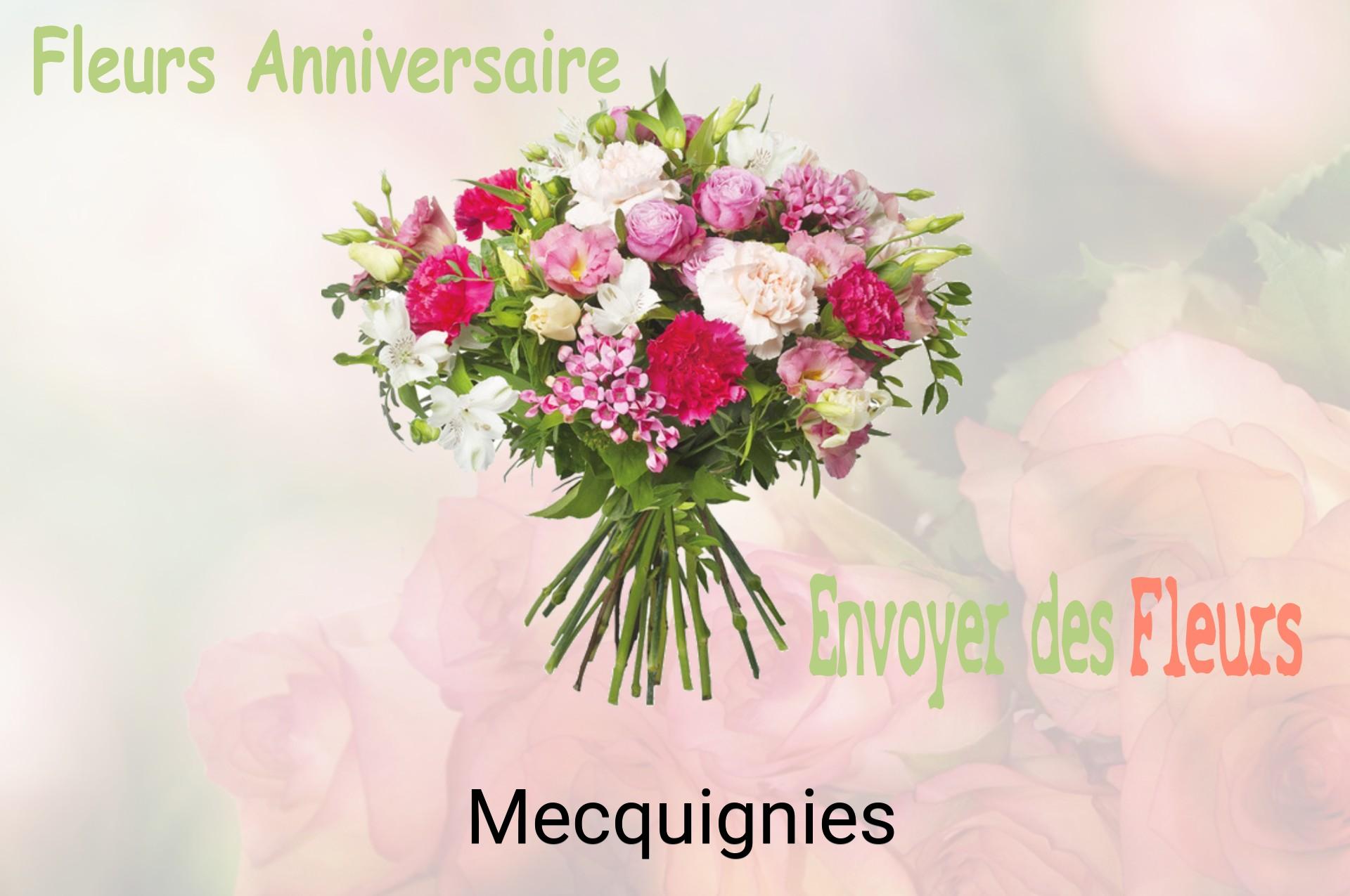 Bouquet de fleurs d’anniversaire livré à Mecquignies